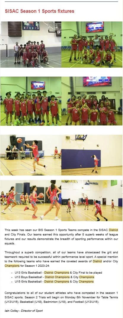 Basketball (U15 SISAC – 2023) photo 1