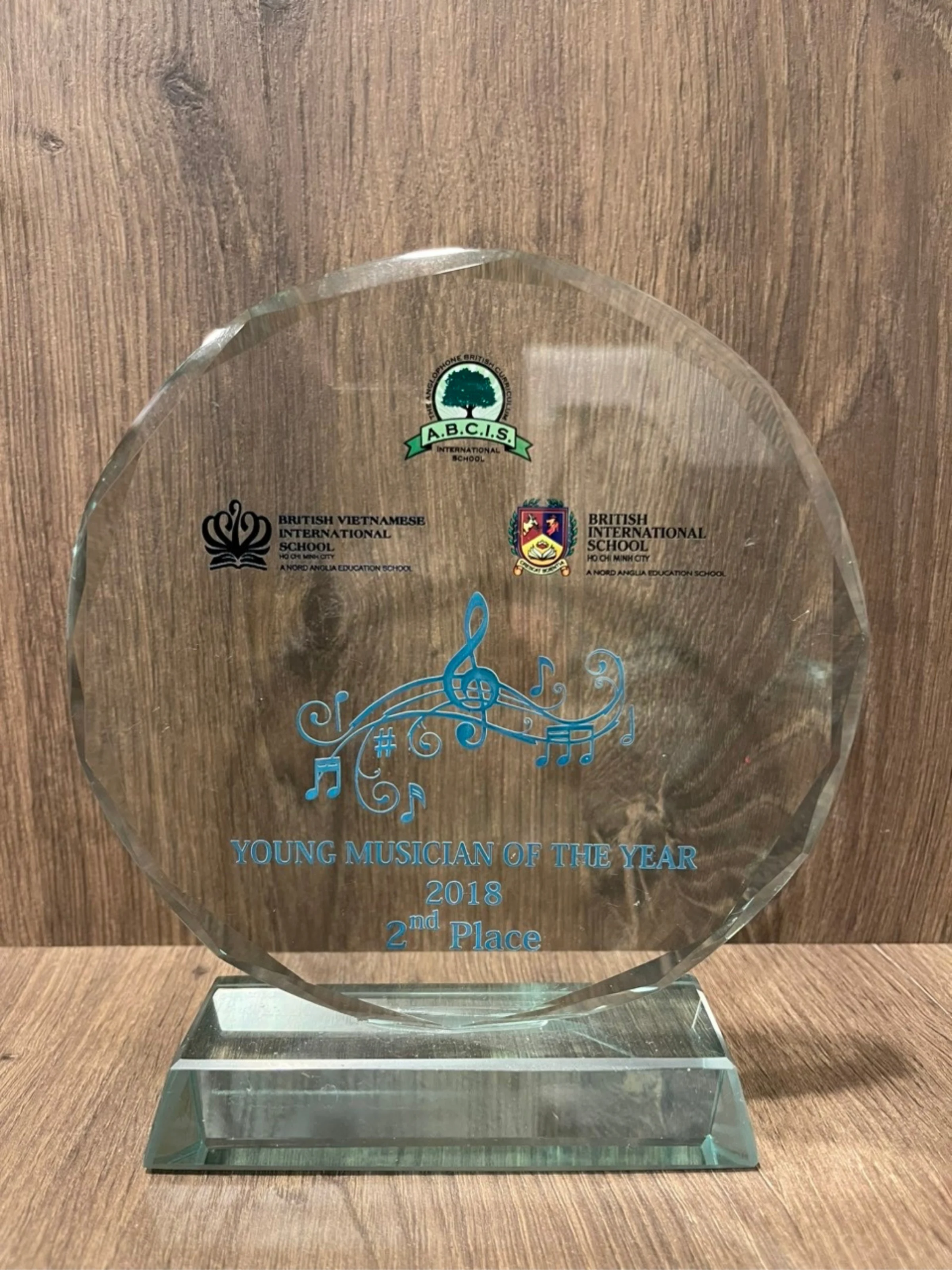 2nd Place in The Young Musician of the year 2018