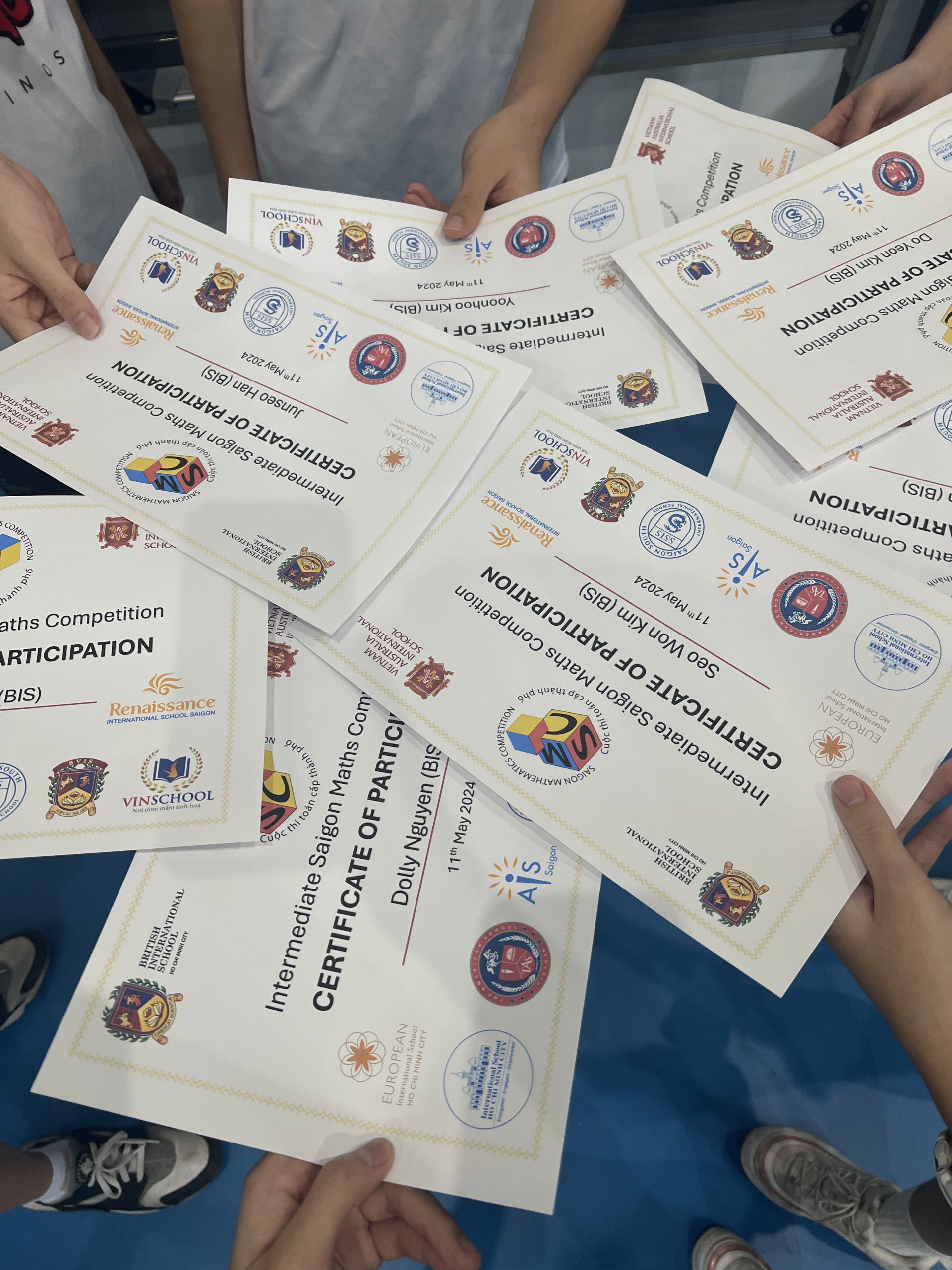 Intermediate Saigon Mathematics Competition – 3rd Place (Team Overall)  image 1